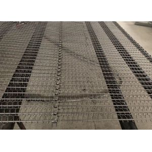 Cooling System 304 Stainless Steel Balanced Weave Conveyor Belt