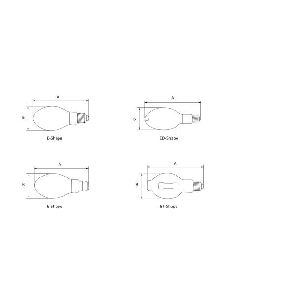 Lower Maintenance Cost 220-240V SELF BALLAST HIGH PRESSURE MERCURY LAMP