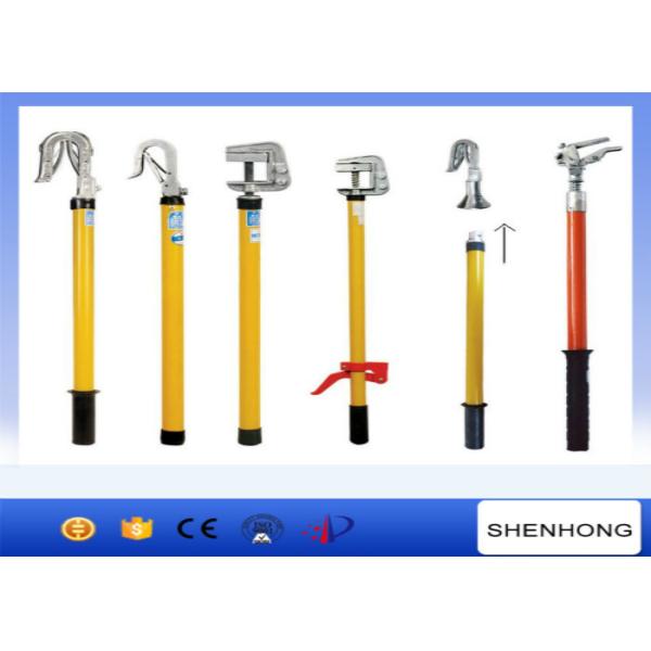 Buy 220KV Overhead Line Construction Tools Retractable Fiberglass Telescoping Hot Stick at wholesale prices