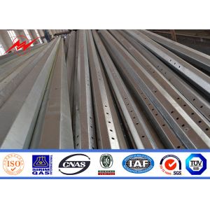 Columniform Metal Electrical Utility Power Poles ASTM A123 1mm To 30mm