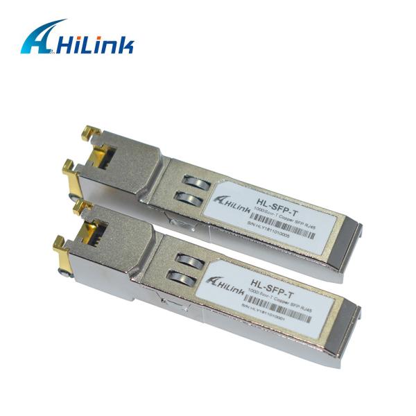 China RJ45 Port HL-SFP Optical Transceiver Module 1000 BASE -T SFP Gigabit Interface Converter on sale China RJ45 Port HL-SFP Optical Transceiver Module 1000 BASE -T SFP Gigabit Interface Converter on sale