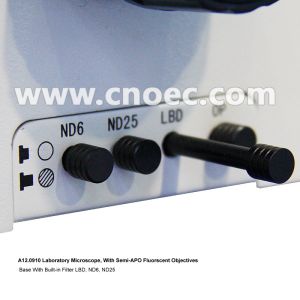 APO Trinocular Compound Optical Microscope with Halogen Lamp Illumination