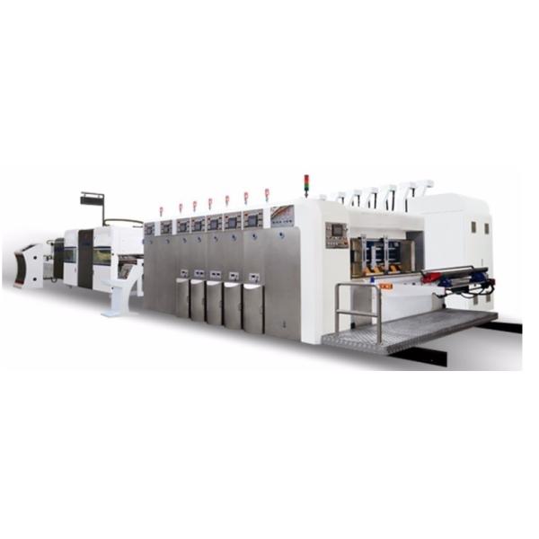 220v Corrugated Box Production Line Printer Slotter Die Cutting Machine 60hz