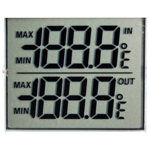 Customized Positive Reflective Segment TN LCD Screen For Meter Display