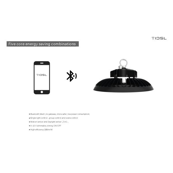 277V UFO Dimmable High Bay Light Round Waterproof NLC