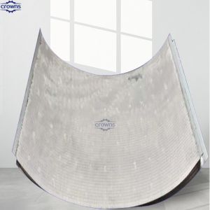 Quality Sieve Bend Screen 25um 30 50 100 Micron 304 Stainless Steel Welded Wedge Wire Screen for sale