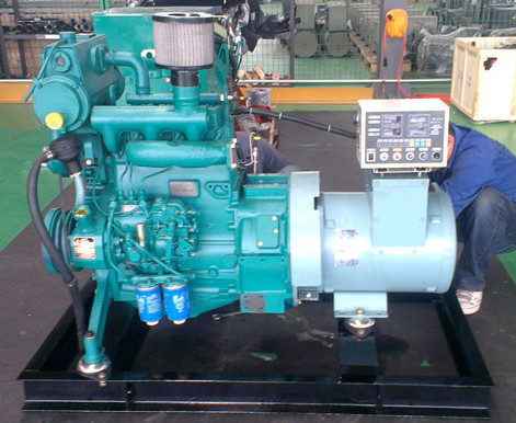 Buy Small Boat 10kva marine diesel generator water cooled 8kw wet exhaust manifold at wholesale prices