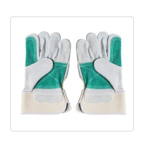 Horse Riding Cow Split Leather Gloves