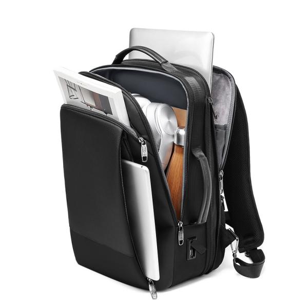 High quality wholesale expandable men customized business travel waterproof backpack laptop backpacks