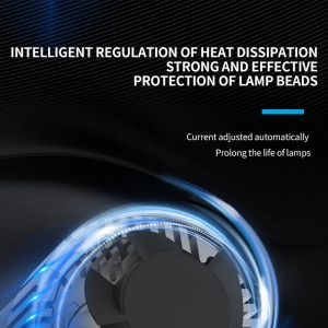 LED Headlight Fog Light for Motorcycle Color Temperature 6000K-7000K -40C- 80C