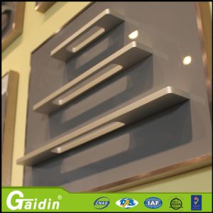 Quality wardrobe office contemporary foggy siver aluminum furniture handle for sale