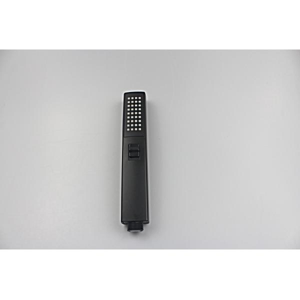 Bathroom Square Handheld Shower Head Black Color