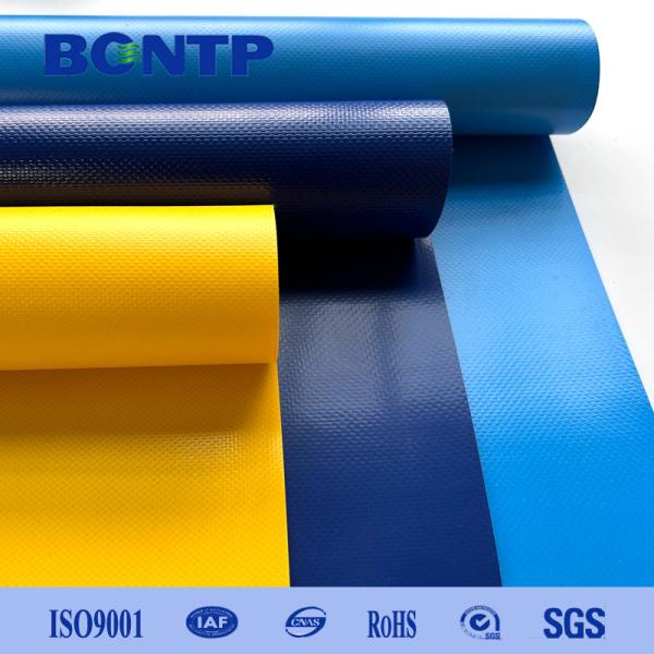 Buy 1000D PVC Tarpaulin Fabric Material Waterproof Truck Tarp 100m at wholesale prices