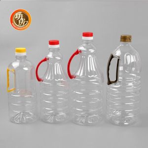 1280ml 1600ml 1800ml PET plastic edible oil bottle For Vinegar With Lid