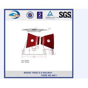 60Si2MnA 60Si2CrA Railway Track E Clips Fasteners 44HRC - 48HRC