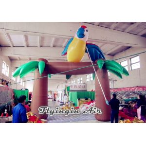 Quality Inflatable Parrot Arch, Inflatable Coconut Arch for Amusement Park for sale