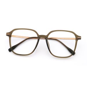 Young Unisex Style Rectangle TR+Titanium Frame Glasses ZTO 1007