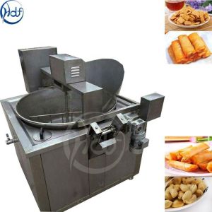 Industrial Frier Machine Potato Chips Onions Crispy Fried Onion Frying Machine