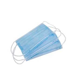 Dust Prevention 3 Layer Disposable Face Mask With Elastic Earloop