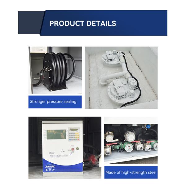 Dongfeng Small 4000 Liters Diesel Tanker Truck With 4X2 Drive Wheel 6 Wheels