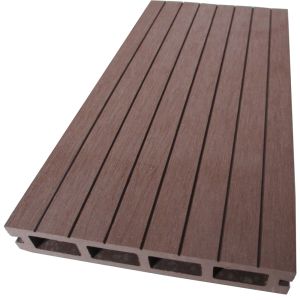 150*25mm 2200mm Moisture Resistance WPC Hollow Decking