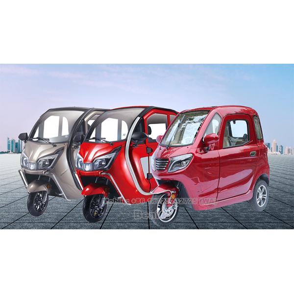 ABS Engineering Plastic 1500W Passenger Electric Tricycle