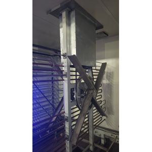 Hot Galvanized Trolley 57600 Eggs Incubator Panel Thickness 75mm