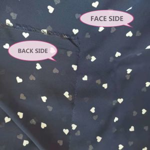 High Twisted Printed Chiffon Fabric 85gsm 75Dx75D