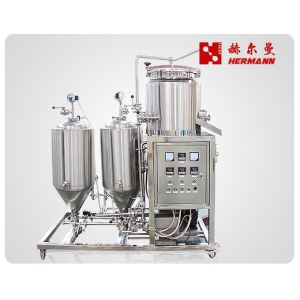 Quality Semi Automatic Home Beer Brewing Machine , 50L 100L 200L Beer Making Machine For Home for sale