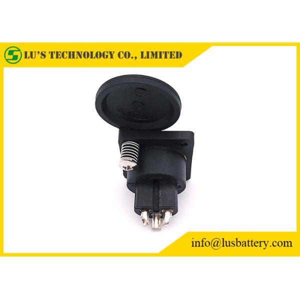 Black Color Battery Accessories XLR Female Connector ABS / PC Material
