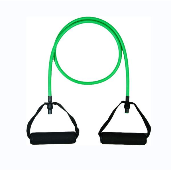 Buy Green Foam Handles Gym Crossfit Equipment TPE Resistance Exercise Band at wholesale prices