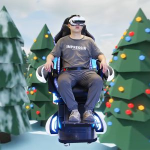 Dynamic 360 VR Chair Roller Coaster VR Games for Theme Parks