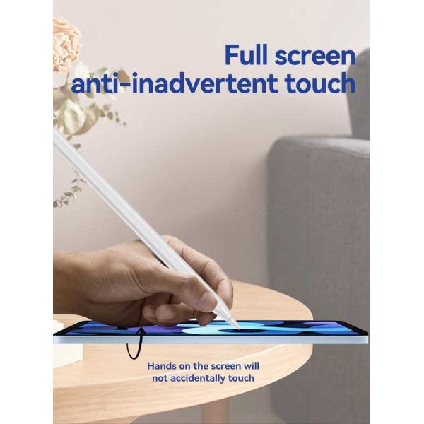 Built In Lithium Battery Stylus Pen For IPad Painted Aluminum Pen Body 15H Working Time