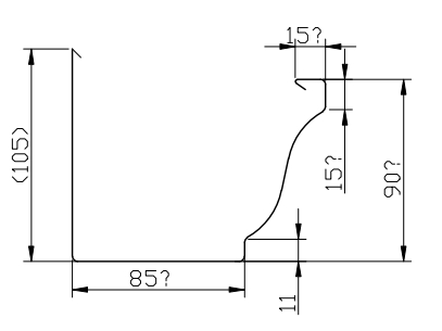 7.5Kw Roof Panel Roll Forming Machine Gutter Roll Forming Machine 16 Roller Stations