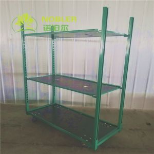 Hot Galvanized Dutch Flower Trolley Display Rack Flower Trolley Shelf