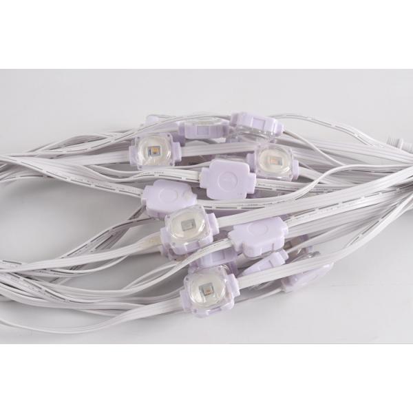 Gouly House Decor 25mm Permanent Eave Light DC24V RGBW Full Color Addressable Outdoor Christmas Pixel Lights