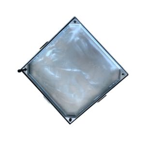 T2.50mm Galvanized Manhole Cover , Manhole Lid High Load Strength