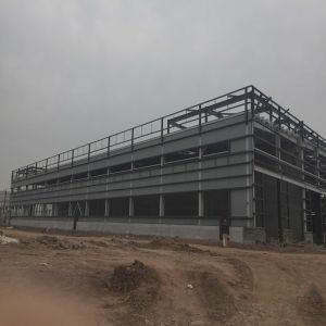 ISO 9001 Certified Steel Structure Warehouse with Galvanized Frame