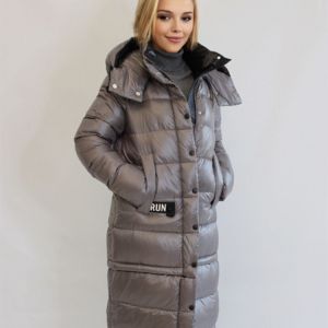 FODARLLOY Long clothes winter bright face loose warm women's cotton padded