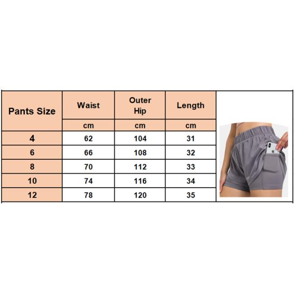 Adjustable Waist High Stretchy Yoga Pocket Shorts Anti Glare Sports Pants Built - In Shorts