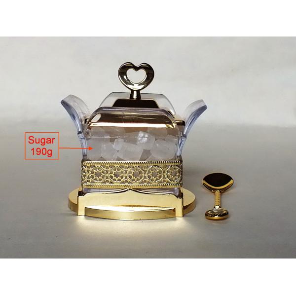 Buy P4-Arabia Exquisite Imitation metal base Louhua Lily Sugar bowl at wholesale prices