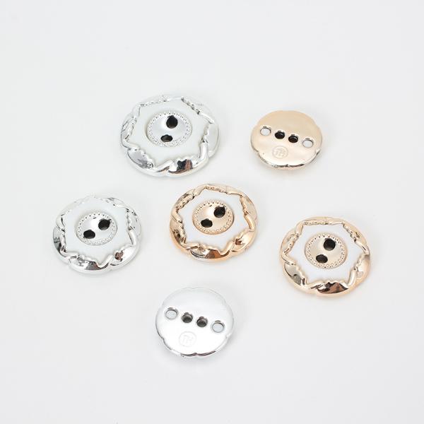 Wholesale Women Clothes Customize Fashion Big Plastic Abs Combined Button for Clothing Dyeable