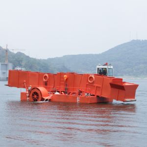 60cbm Aquatic Garbage Transport Barge Boat for Trash Skimmer