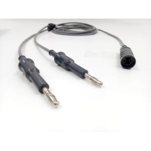 CE Ventilator Accessories Reusable Euro Us Electrosurgica Silicone Bipolar Cable