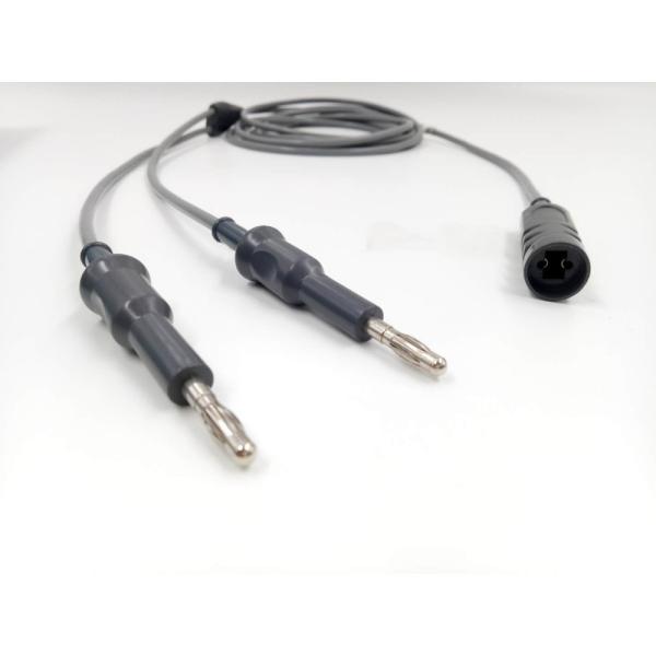 CE Ventilator Accessories Reusable Euro Us Electrosurgica Silicone Bipolar Cable