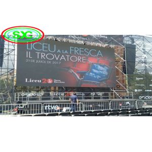 High Brightness Outdoor Full Color LED Display P8 LED module size 256*128 mm