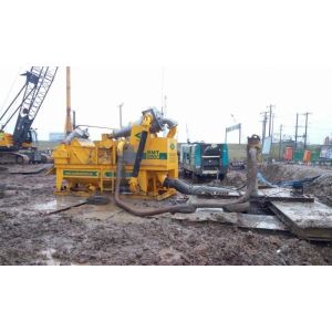 China Reliable Mud Desander with Vibration motor power 1.1*2 for optimized solid separation on sale