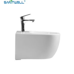Wholesale Bathroom WC pan White Wall Hung Bidet 490*370*300 mm size Floor