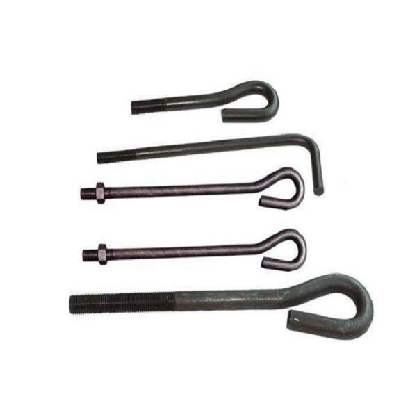 Carbon Steel / Stainless Steel Eyelet Anchor Bolt High Strength For Concrete Foundation