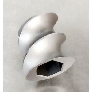 Capacity Double Screw Extruder Machine Screw Elements Square Keyslot Components